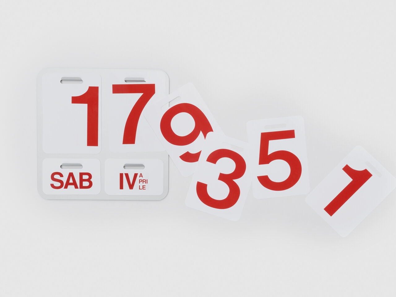 Formosa Perpetual Wall Calendar  by Danese Artemide Accessories